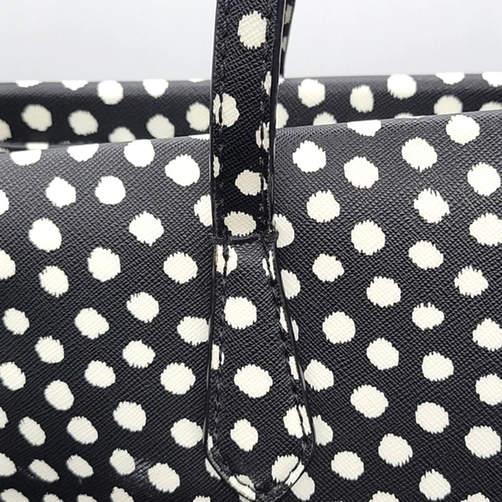 KATE SPADE Musical Dot Diaper Bag Black White - Picture 11 of 16
